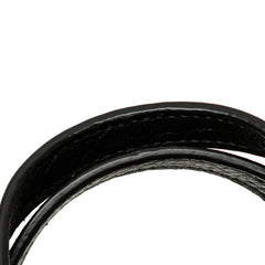 サンローラン ロゴ トートバッグ ショルダーバッグ 2WAY ブラック レザー レディース SAINT LAURENT 【中古】