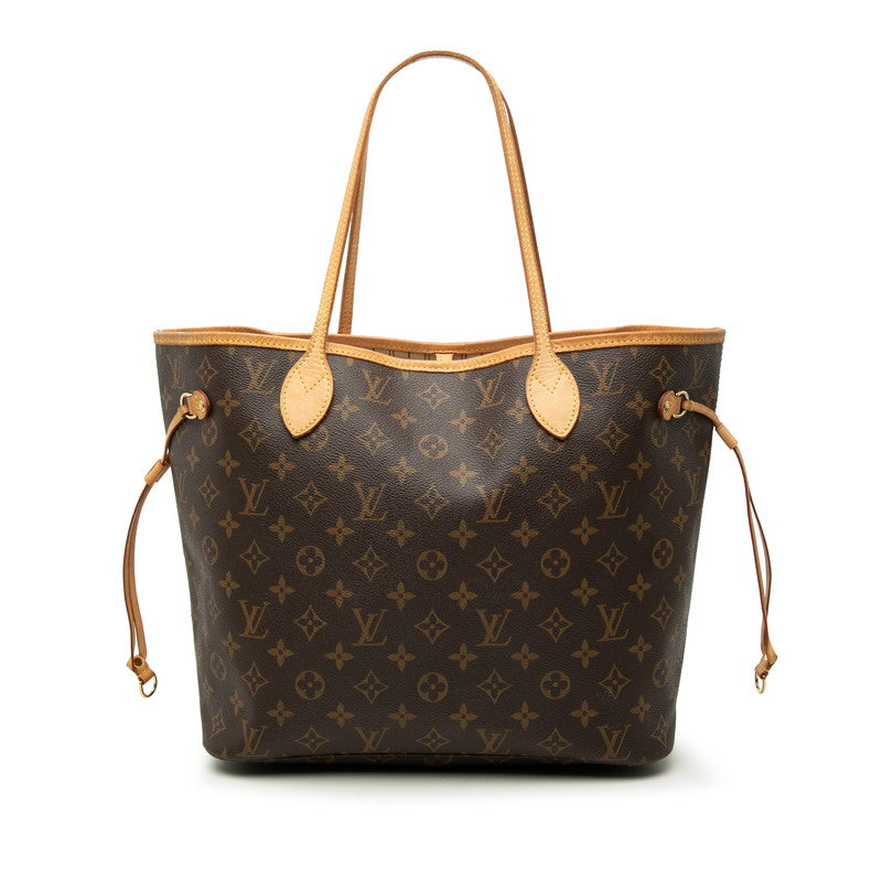 ルイ ヴィトン モノグラム ネヴァーフルMM ショルダーバッグ トートバッグ M40156 ブラウン PVC レザー レディース LOUIS VUITTON 【中古】