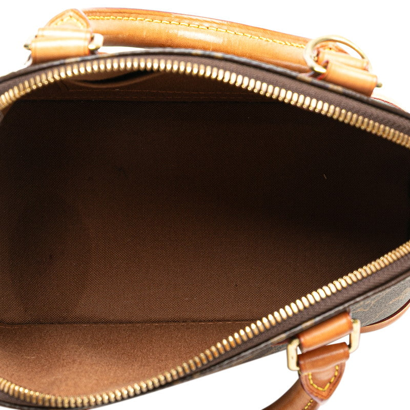 ルイ ヴィトン モノグラム アルマBB ハンドバッグ ショルダーバッグ 2WAY M46990 ブラウン PVC レザー レディース LOUIS VUITTON 【中古】