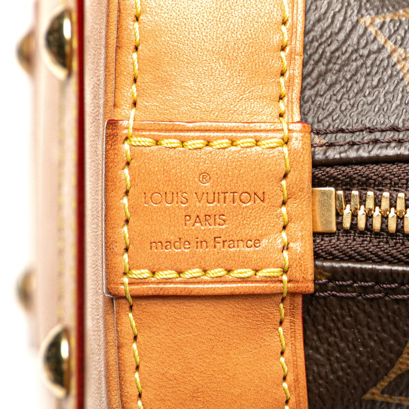 ルイ ヴィトン モノグラム アルマBB ハンドバッグ ショルダーバッグ 2WAY M46990 ブラウン PVC レザー レディース LOUIS VUITTON 【中古】