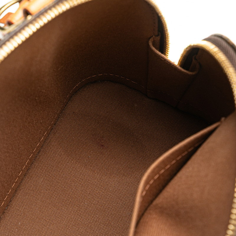 ルイ ヴィトン モノグラム アルマBB ハンドバッグ ショルダーバッグ 2WAY M46990 ブラウン PVC レザー レディース LOUIS VUITTON 【中古】