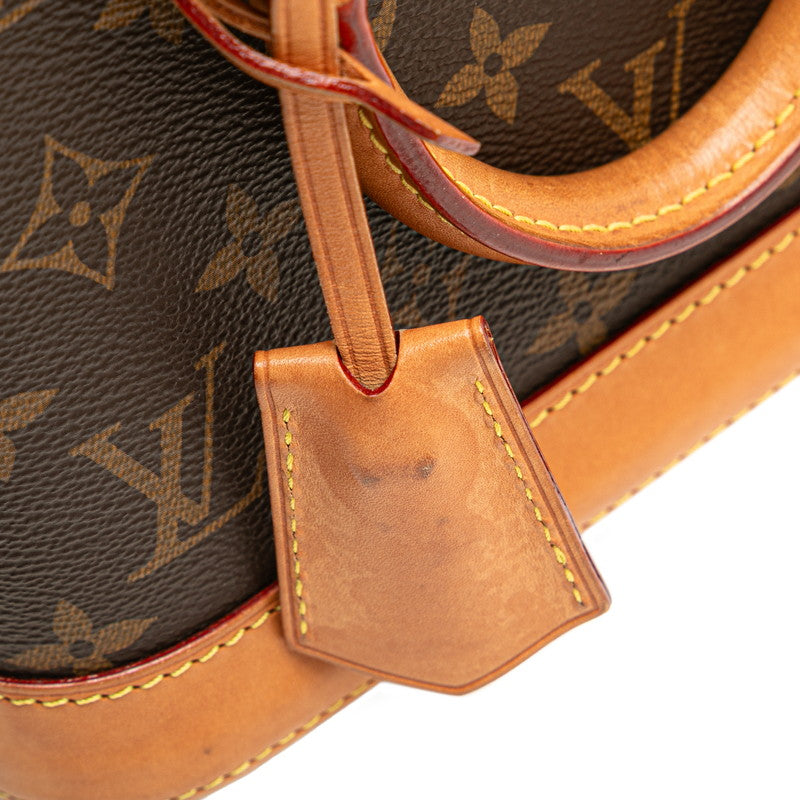 ルイ ヴィトン モノグラム アルマBB ハンドバッグ ショルダーバッグ 2WAY M46990 ブラウン PVC レザー レディース LOUIS VUITTON 【中古】