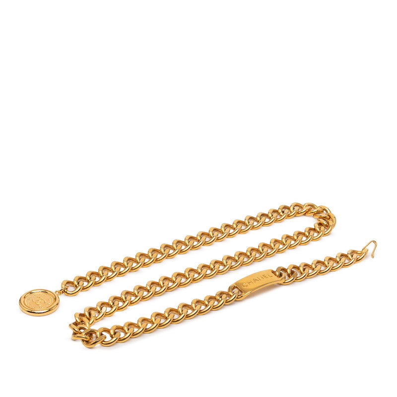 シャネル ココマーク 31 RUE CAMBON PARIS チェーンベルト ゴールド メッキ レディース CHANEL 中古