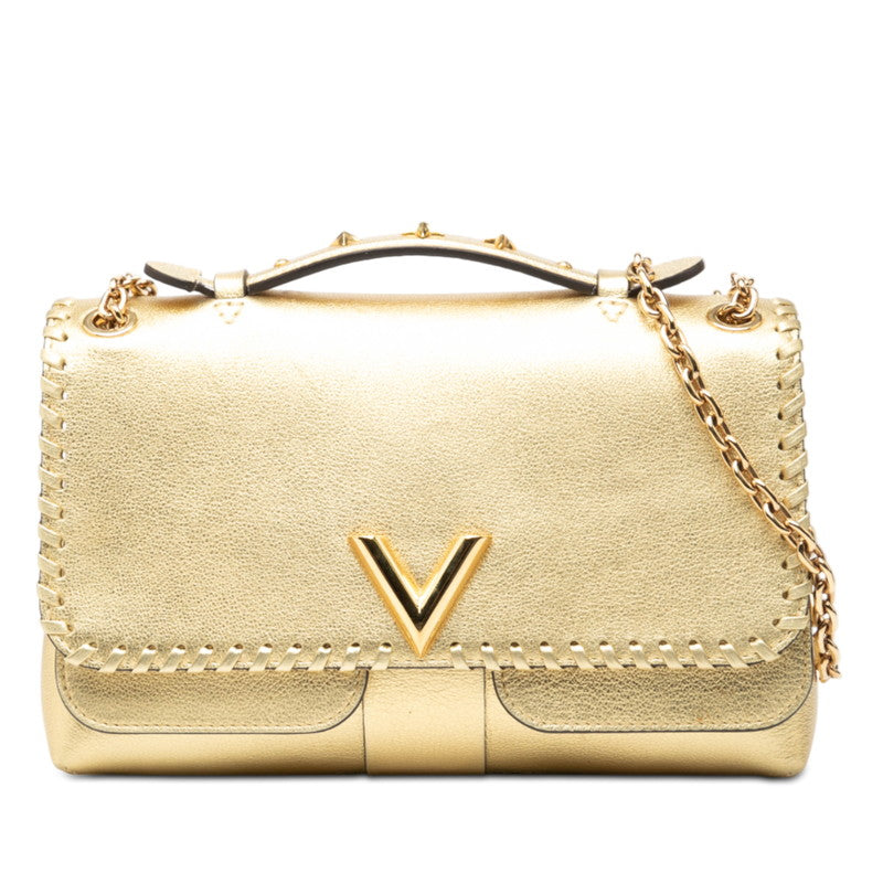 ルイ ヴィトン ヴェリー チェーン ショルダーバッグ M43202 ゴールド レザー レディース LOUIS VUITTON 中古