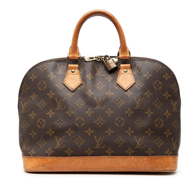 ルイ ヴィトン モノグラム アルマPM ハンドバッグ M51130 ブラウン PVC レザー レディース LOUIS VUITTON 【中古】