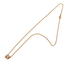 エルメス ミニポップアッシュH ネックレス ゴールド ベージュ メッキ レディース HERMES 【中古】