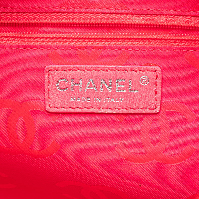 シャネル マトラッセ カンボンライン ココマーク トートバッグ ハンドバッグ ブラック ラムスキン レディース CHANEL 【中古】