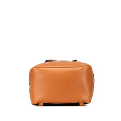 グッチ インターロッキングG リュック バックパック 696013 ブラウン ベージュ レッド ナイロン レザー レディース GUCCI 中古