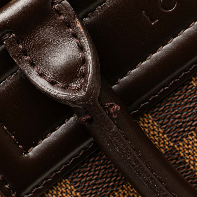 ルイ ヴィトン ダミエ ヴェニスGM トートバッグ ハンドバッグ N51146 ブラウン PVC レザー レディース LOUIS VUITTON 【中古】