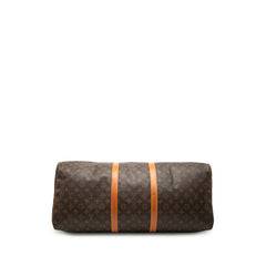 ルイ ヴィトン モノグラム キーポル60 ボストンバッグ トラベルバッグ M41422 ブラウン PVC レザー レディース LOUIS VUITTON 【中古】