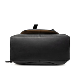 ロエベ アナグラム ゲート スモール ハンドバッグ トップハンドル ショルダーバッグ 2WAY ブラック レザー レディース LOEWE 【中古】