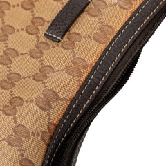 グッチ GGクリスタル ワンショルダーバッグ ハンドバッグ 肩掛け 293596 ベージュ ブラウン PVC レザー レディース GUCCI 【中古】