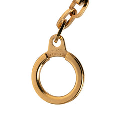 ルイ ヴィトン モノグラムフラワー キーホルダー キーリング チャーム ノベルティ ブラウン ゴールド プラスチック メッキ レディース LOUIS VUITTON 【中古】