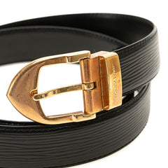 ルイ ヴィトン エピ サンチュール クラシック ベルト サイズ：44/110 M6832 ブラック ノワール レザー メンズ LOUIS VUITTON 【中古】