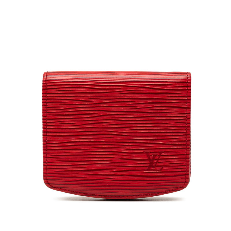 ルイ ヴィトン エピ キュヴェット スプール コインケース 小銭入れ M63707 レッド レザー レディース LOUIS VUITTON 【中古】