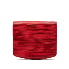 ルイ ヴィトン エピ キュヴェット スプール コインケース 小銭入れ M63707 レッド レザー レディース LOUIS VUITTON 【中古】