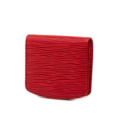 ルイ ヴィトン エピ キュヴェット スプール コインケース 小銭入れ M63707 レッド レザー レディース LOUIS VUITTON 【中古】