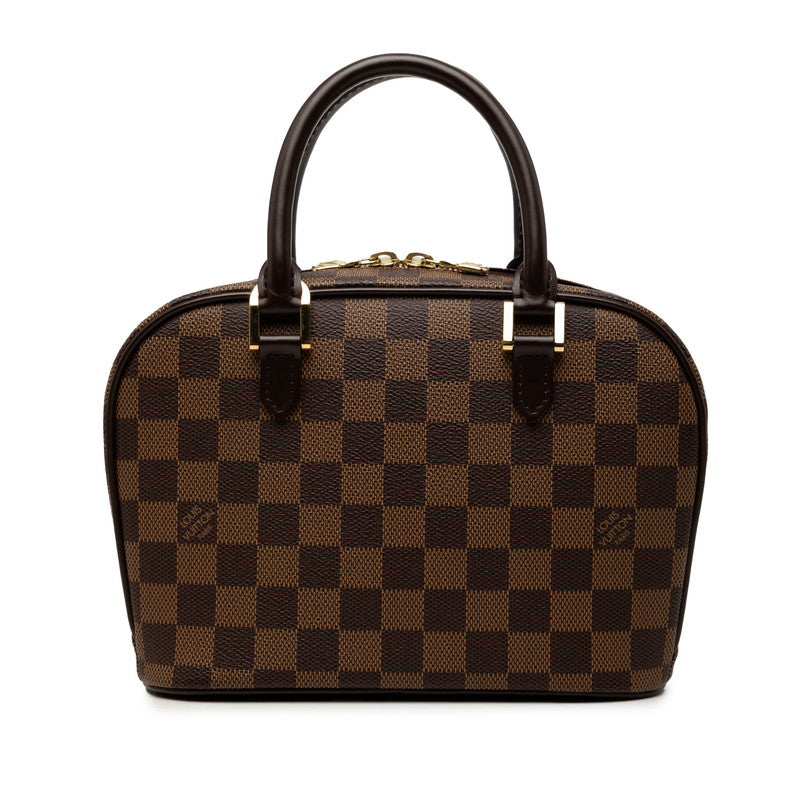 ルイ ヴィトン ダミエ サリア ミニ ハンドバッグ N51286 ブラウン PVC レザー レディース LOUIS VUITTON 【中古】