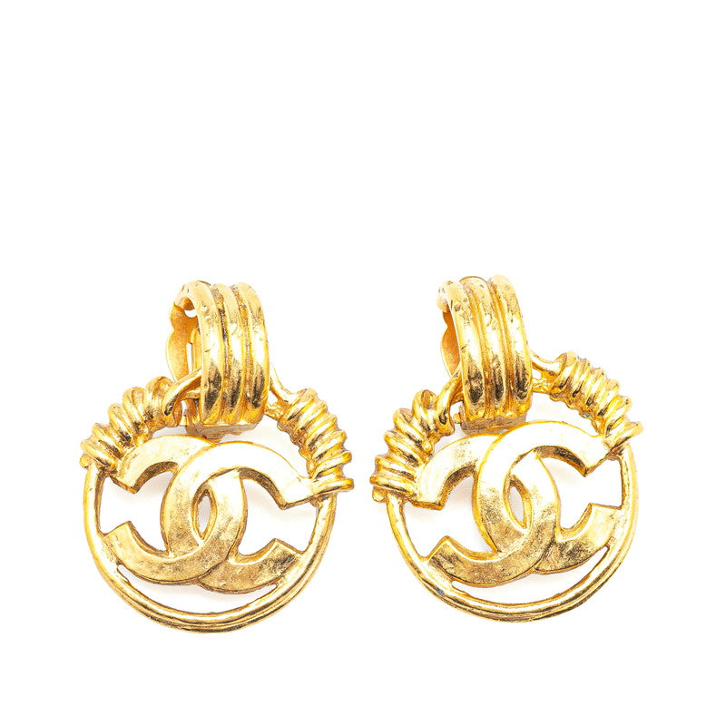 シャネル ヴィンテージ ココマーク イヤリング ゴールド メッキ レディース CHANEL 【中古】