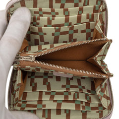 エルメス アザップ シルクイン コンパクト コインケース 財布 モーヴペール ピンク ヴォーエプソン レディース HERMES 【中古】