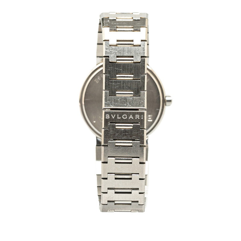 ブルガリ ブルガリブルガリ 腕時計 BB33SS クオーツ ブラック文字盤 ステンレススチール メンズ BVLGARI 【中古】