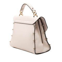 サルヴァトーレフェラガモ ガンチーニ マーゴット ハンドバッグ ショルダーバッグ 2WAY ピンク ベージュ レザー レディース Salvatore Ferragamo 【中古】
