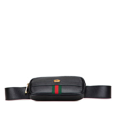 グッチ オフィディア ボディバッグ ウエストバッグ 519308 ブラック マルチカラー レザー レディース GUCCI 【中古】
