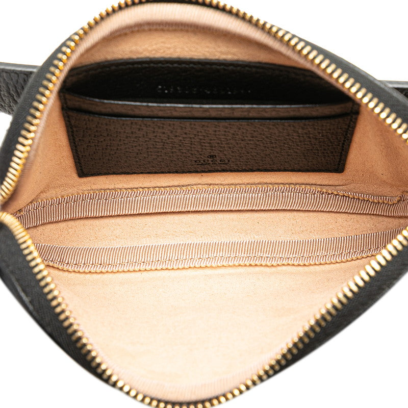 グッチ オフィディア ボディバッグ ウエストバッグ 519308 ブラック マルチカラー レザー レディース GUCCI 【中古】