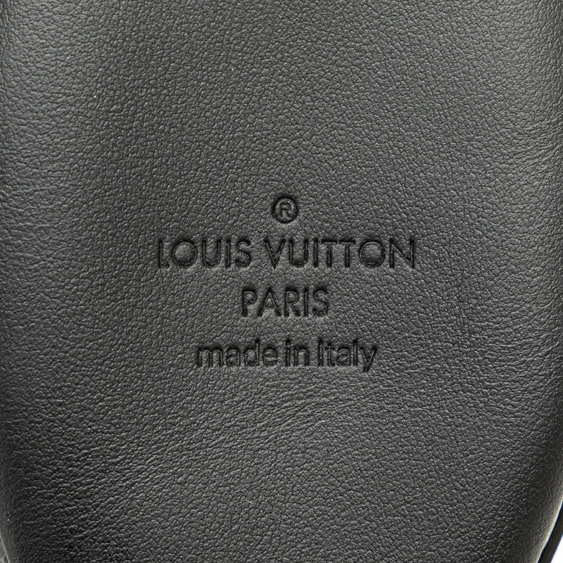 ルイ ヴィトン モノグラム エクリプス ポーチ LV ちんちら バッグチャーム コインケース M00962 ブラック PVC レザー レディース LOUIS VUITTON 【中古】