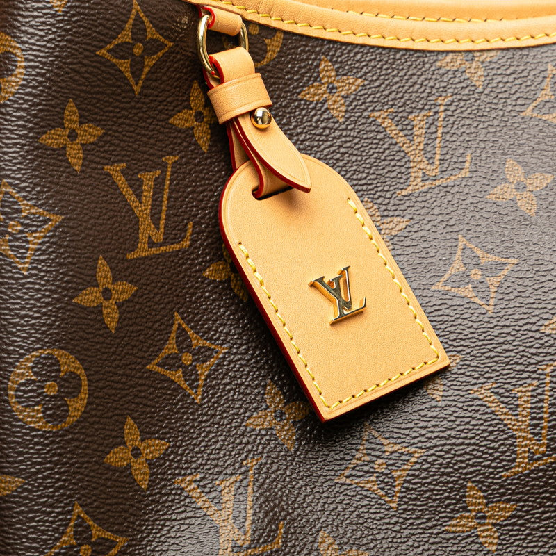 ルイ ヴィトン モノグラム キャリーオールNM MM ショルダーバッグ M46197 ブラウン PVC レザー レディース LOUIS VUITTON 【中古】
