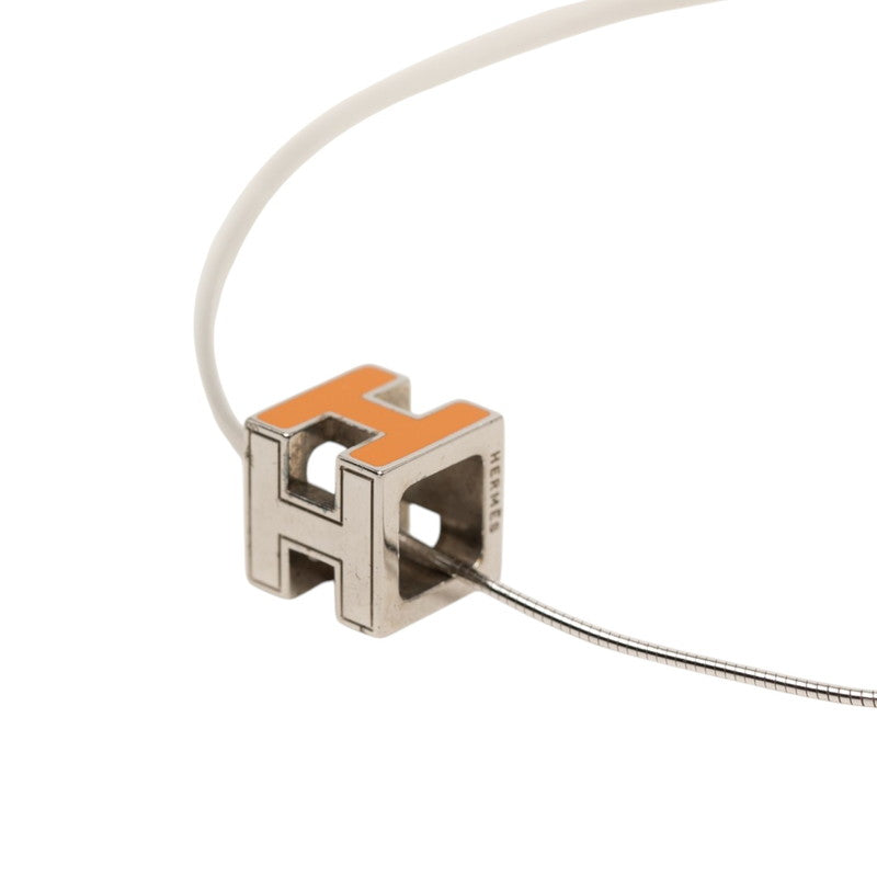 エルメス カージュドアッシュ Hキューブ ネックレス SV925 シルバー レディース HERMES 【中古】
