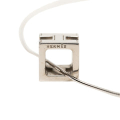 エルメス カージュドアッシュ Hキューブ ネックレス SV925 シルバー レディース HERMES 【中古】
