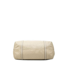 グッチ マイクログッチシマ トートバッグ ショルダーバッグ 309613 アイボリー ホワイト レザー レディース GUCCI 【中古】