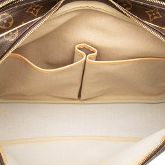 ルイ ヴィトン モノグラム リポーターGM 斜め掛け ショルダーバッグ M45252 ブラウン PVC レザー レディース LOUIS VUITTON 【中古】
