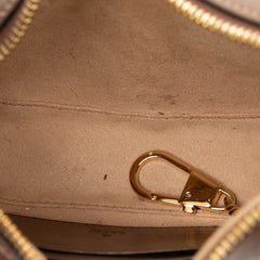 グッチ GGスプリーム ハーフムーンシェイプ ミニ ワンショルダーバッグ 726843 ベージュ ブラウン PVC レザー レディース GUCCI 【中古】