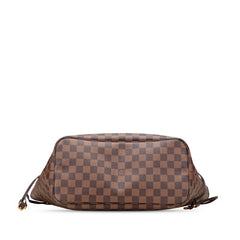 ルイ ヴィトン ダミエ ネヴァーフルMM ショルダーバッグ Ｎ51105 ブラウン PVC レザー レディース LOUIS VUITTON 【中古】
