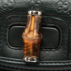 グッチ バンブー ハンドバッグ ショルダーバッグ 2WAY 240242 グリーン レザー レディース GUCCI 【中古】