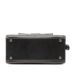 フェンディ ズッカ ソフトトランク ハンドバッグ ミニボストンバッグ 7VA571 ブラック PVC レザー レディース FENDI 【中古】