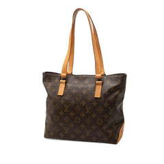 ルイ ヴィトン モノグラム カバピアノ トートバッグ ショルダーバッグ M51148 ブラウン PVC レザー レディース LOUIS VUITTON 【中古】