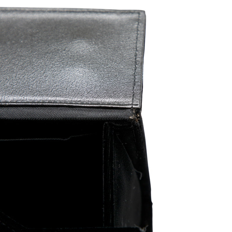 フェンディ スクエアバッグ ハンドバッグ ブラック ベロア レザー レディース FENDI 【中古】