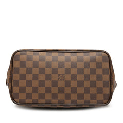 ルイ ヴィトン ダミエ サレヤPM ハンドバッグ N51183 ブラウン PVC レザー レディース LOUIS VUITTON 【中古】