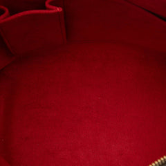 ルイ ヴィトン ダミエ サレヤPM ハンドバッグ N51183 ブラウン PVC レザー レディース LOUIS VUITTON 【中古】