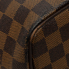 ルイ ヴィトン ダミエ サレヤPM トートバッグ ハンドバッグ N51183 ブラウン PVC レザー レディース LOUIS VUITTON 中古