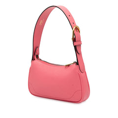 グッチ GGマーモント アフロディーテ ミニ ハンドバッグ ショルダーバッグ 739076 ピンク レザー レディース GUCCI 【中古】