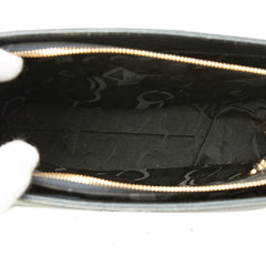 サルヴァトーレフェラガモ ガンチーニ ショルダーバッグ BC214189 ネイビー レザー レディース Salvatore Ferragamo 中古