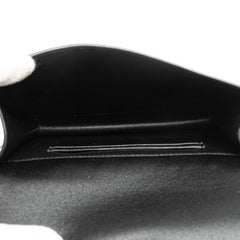 サンローラン 斜め掛け ミニ ショルダーバッグ ブラック ホワイト レザー レディース SAINT LAURENT 【中古】