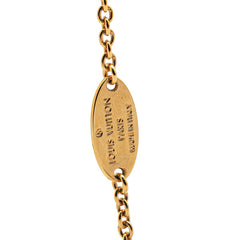 ルイ ヴィトン コリエ LVアイコニック ラインストーン ネックレス M00596 ゴールド メッキ レディース LOUIS VUITTON 【中古】