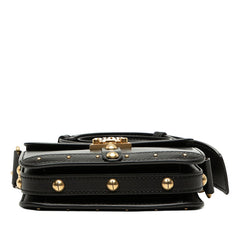 ディオール アディクト 斜め掛け ショルダーバッグ 09-RU-0197 ブラック レザー レディース Dior 【中古】