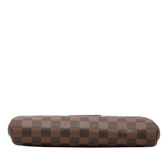 ルイ ヴィトン ダミエ エヴァ チェーン ハンドバッグ ショルダーバッグ 2WAY N55213 ブラウン PVC レザー レディース LOUIS VUITTON 【中古】
