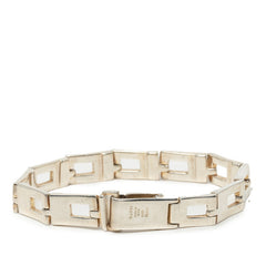 グッチ Gロゴ チェーン ブレスレット SV925 シルバー レディース GUCCI 中古